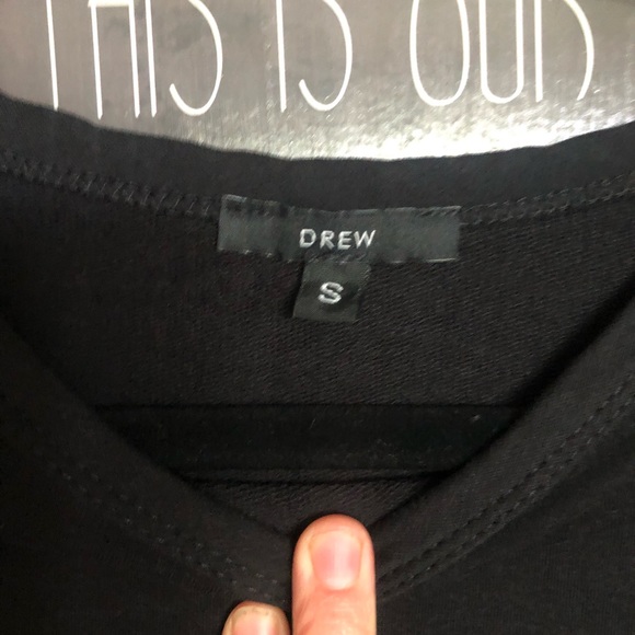 Drew Anthropologie Layered Blouse Black S - Picture 3 of 4